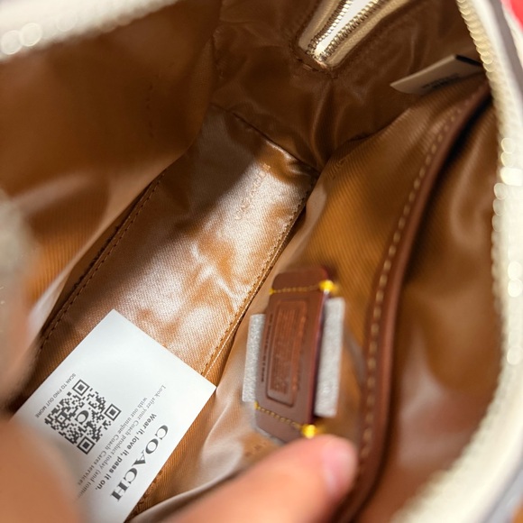 Coach Strawberry Print Cosmetic Pouch - Picture 7 of 8